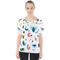 V-Neck Dolman Drape Top 