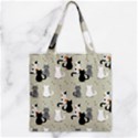 Zipper Grocery Tote Bag 