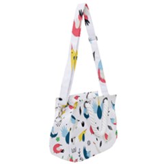 Rope Handles Shoulder Strap Bag 