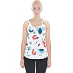 Vector Set Isolates With Cute Birds Scandinavian Style Piece Up Tank Top