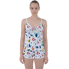 Tie Front Two Piece Tankini 