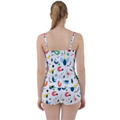 Tie Front Two Piece Tankini 