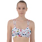 Vector Set Isolates With Cute Birds Scandinavian Style Line Them Up Sports Bra