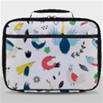 Vector Set Isolates With Cute Birds Scandinavian Style Full Print Lunch Bag