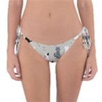 Cute Cat Seamless Pattern Reversible Bikini Bottoms
