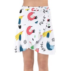 Wrap Front Skirt 