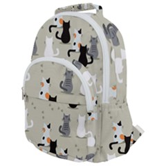 Rounded Multi Pocket Backpack 