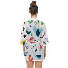 Half Sleeve Chiffon Kimono 