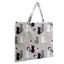 Zipper Large Tote Bag 