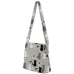 Zipper Messenger Bag 