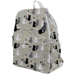 Cute Cat Seamless Pattern Top Flap Backpack