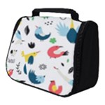 Vector Set Isolates With Cute Birds Scandinavian Style Full Print Travel Pouch (Small)