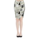 Midi Wrap Pencil Skirt 