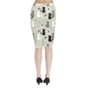 Midi Wrap Pencil Skirt 