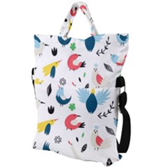 Fold Over Handle Tote Bag 