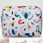 Vector Set Isolates With Cute Birds Scandinavian Style Make Up Pouch (Large)