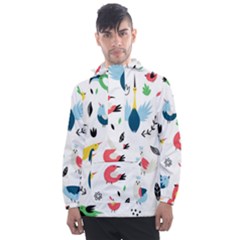 Men s Front Pocket Pullover Windbreaker 