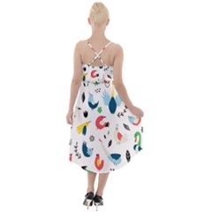 High-Low Halter Chiffon Dress  