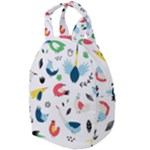 Vector Set Isolates With Cute Birds Scandinavian Style Travel Backpack