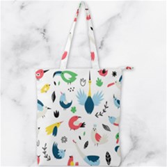 Double Zip Up Tote Bag 