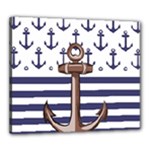 Anchor Background Design Canvas 24  x 20  (Stretched)