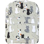 Cute Cat Seamless Pattern Full Print Backpack