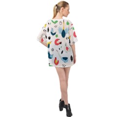 Oversized Chiffon Top 