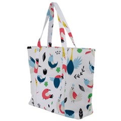 Zip Up Canvas Bag 