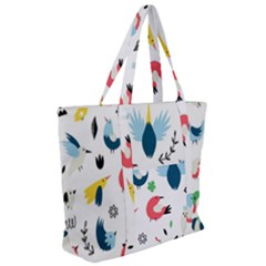 Zip Up Canvas Bag 