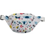 Vector Set Isolates With Cute Birds Scandinavian Style Fanny Pack