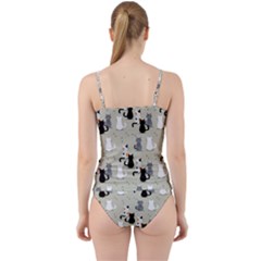 Cut Out Top Tankini Set 