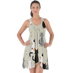 Show Some Back Chiffon Dress 