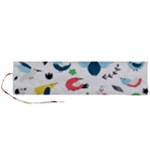 Vector Set Isolates With Cute Birds Scandinavian Style Roll Up Canvas Pencil Holder (L)