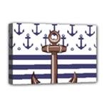Anchor Background Design Deluxe Canvas 18  x 12  (Stretched)