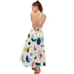 Backless Maxi Beach Dress 