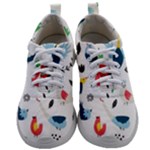 Vector Set Isolates With Cute Birds Scandinavian Style Mens Athletic Shoes