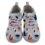Vector Set Isolates With Cute Birds Scandinavian Style Women Athletic Shoes