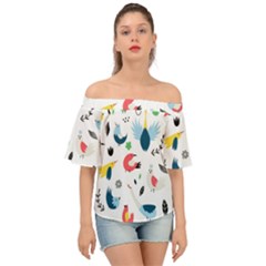 Off Shoulder Short Sleeve Top 
