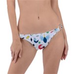 Vector Set Isolates With Cute Birds Scandinavian Style Ring Detail Bikini Bottoms