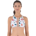 Vector Set Isolates With Cute Birds Scandinavian Style Perfectly Cut Out Bikini Top