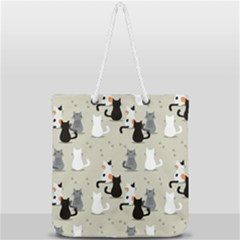 Full Print Rope Handle Tote (Large) 