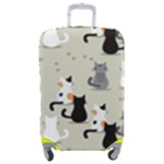 Cute Cat Seamless Pattern Luggage Cover (Medium)