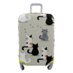 Cute Cat Seamless Pattern Luggage Cover (Small)