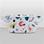 Vector Set Isolates With Cute Birds Scandinavian Style Waist Bag 