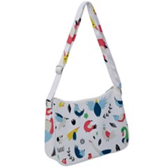 Zip Up Shoulder Bag 
