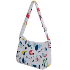 Zip Up Shoulder Bag 