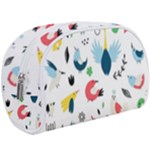 Vector Set Isolates With Cute Birds Scandinavian Style Make Up Case (Large)
