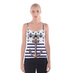 Anchor Background Design Spaghetti Strap Top