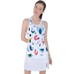 Racer Back Mesh Tank Top 