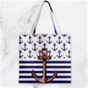 Zipper Grocery Tote Bag 